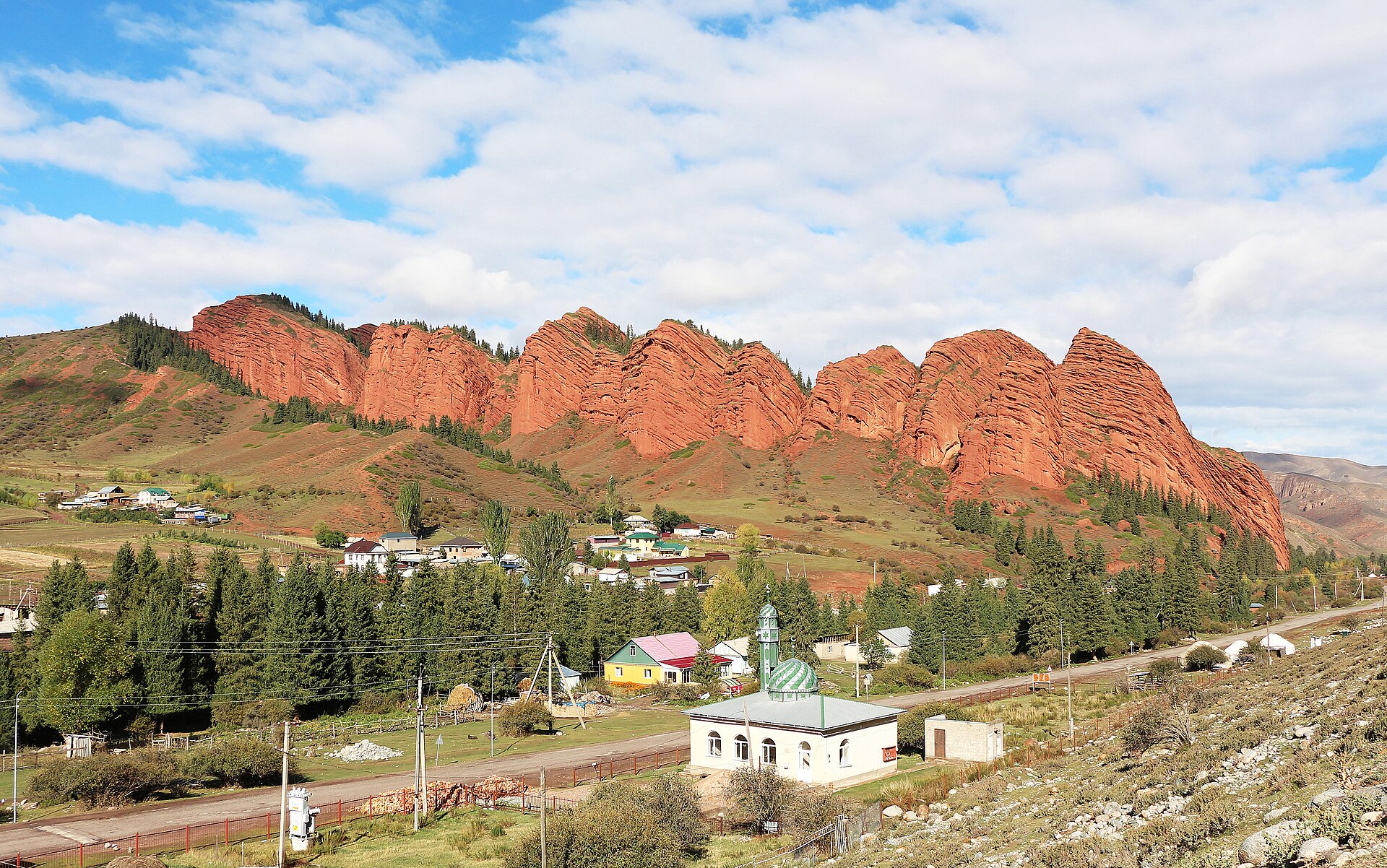 Красные скалы Джеты-Огуз